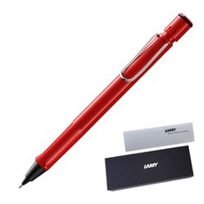 德國 LAMY Safari 自動鉛筆 紅色 + 硬盒 + 說明書, 0.5mm, 紅色的, 1個