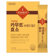 GREEN STORE 卡姆小麥萃取酵素粉 10條入, 90g, 1盒