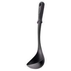 Tefal 特福 新巧手系列圓湯杓, 黑色, 1支