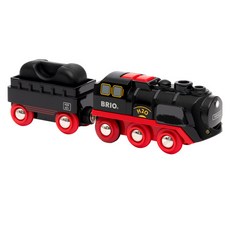 美國 BRIO 電動蒸汽火車玩具 33884, 混合顏色