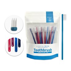 WEDENT 威登 Save Pack雙重細毛 細長3條牙刷 4種組, 1組, 20支