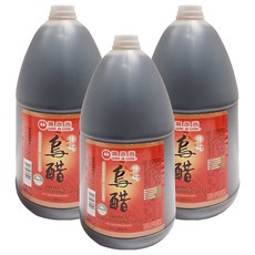 萬家香 特級烏醋, 絕不添加化學原料、焦糖色素, 3750ml, 3瓶