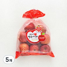 아이러브 영주사과, 1.5kg(소과, 8~10입), 5개