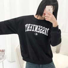 PEONIST Oversize圓領字母大學T