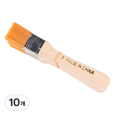 Cozy & 油性油漆刷 底漆刷 黃色, 3號, 10個