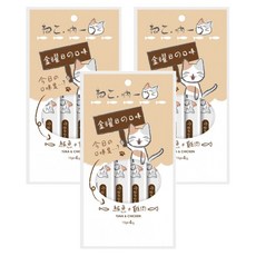 Neko 吶一口 全齡貓 貓肉泥 鮪魚製作 口性絕佳 多種口味 條狀包裝, 鮪魚 + 雞肉, 60g, 3袋