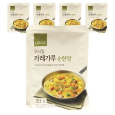 ORGA WHOLE FOODS 韓國小麥咖哩粉 溫和口味, 100g, 5個