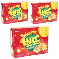 크라운 뽀또 치즈타르트, 322g, 3개