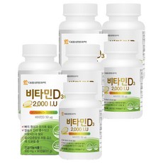 대웅생명과학 비타민D3 2000 IU, 90정, 6개
