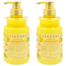 claynal 胺基酸白泥頭皮SPA護理護髮素 生薑柚子, 450ml, 2瓶