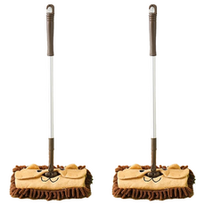 兒童迷你小拖把 棕色, 2支