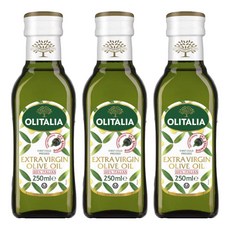 OLITALIA 奧利塔特級初榨橄欖油 100%義大利橄欖 適合中低溫料理, 250ml, 3瓶