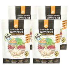 DOG CAT STAR 汪喵星球 犬用 凍乾主食餐，95%高肉含量+5%植物與營養品, 草飼牛肉, 80g, 4包