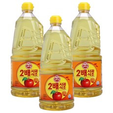 OTTOGI 不倒翁 2倍蘋果醋, 1.5L, 3瓶