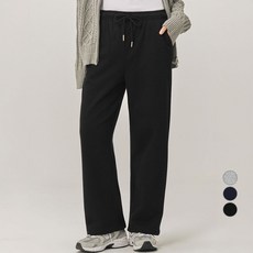 afinar 女款半寬版日常易穿搭鬆緊帶運動褲
