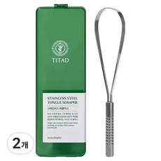 TITAD 不鏽鋼刮舌器, 57g, 2個