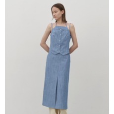 아틀리에나인 통기성 레이어드 홀터넥 원피스 OP-6164