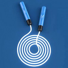 무브제트 LED 줄넘기 크로스핏 복싱 줄넘기, 블루