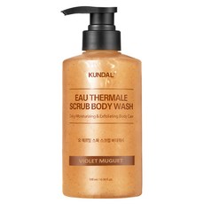 KUNDAL 昆黛爾 溫泉SPA磨砂沐浴露 紫羅蘭鈴蘭香, 1個, 500ml