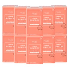 내츄럴코튼 시그니처 팬티라이너, 롱, 26개입, 10개