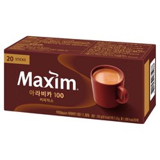 맥심 아라비카 100 커피믹스, 11.8g, 20개입, 1개 11.8g, 20개입, 1개
