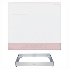 LG 디오스 오브제컬렉션 인덕션 빌트인 3구 전기레인지 미스트 핑크 본품 + 프리스탠딩 자재 8.5cm, BEI3WPQTOC