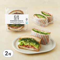 꾹쿡 베이컨포테이토 아삭샌드위치 2입, 478g, 2개