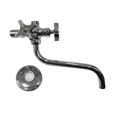 도현아이 다용도 관붙이 앵글밸브 + 파이프 세트 D320-1, 실버