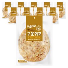 해맑은푸드 구운 쥐포, 10개, 50g