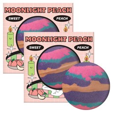 plu 沐浴泡泡球 02.Moonlight Peach, 200g, 2個