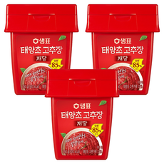 Sempio 膳府 低糖太陽椒韓式辣醬, 3個, 250g