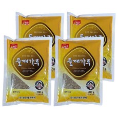 청은에프엔비 들깨가루, 200g, 4개