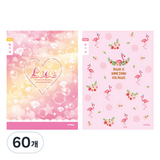 아이비스 여아용 초등 3-6학년 일기장, 랜덤 발송, 60개