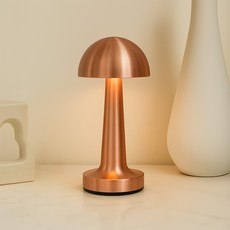 루아즈 라운드 테이블 조명 무드등, 로즈골드