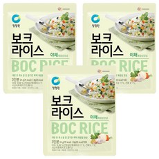청정원 보크라이스 야채, 24g, 3개