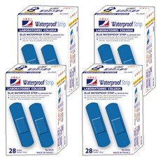 LaboRat 可盧雅藍色鋁膜防水膠布, 28片, 4盒