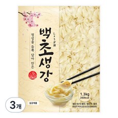 이엔푸드 백초생강, 1.3kg, 3개