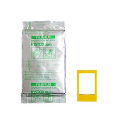 instax 拍立得 經典拍立得底片 10入+KF94經典口罩, 單品, 1套