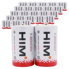 HIM 鹼性C型電池, 1入, 24個