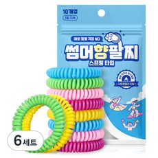아텍스 스프링타입 썸머향 팔찌 10p 세트, 80g, 6세트