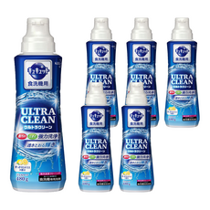 Kao 花王 Cucute 珂珂透 洗碗機用超潔淨配方, Ultra Clean 強力清潔, 去油漬去異味, 柑橘香味, 480g, 6瓶