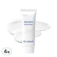 Belprimo Hyal Glow緊緻保濕撕拉式面膜, 1條, 4條