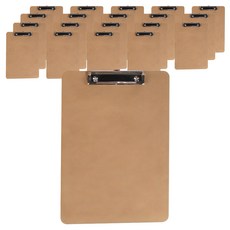 Uncle Kim A4文件板夾, 20個, 棕色