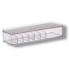 Beurrureikeu 單層電線整理盒, 透明白, 1個