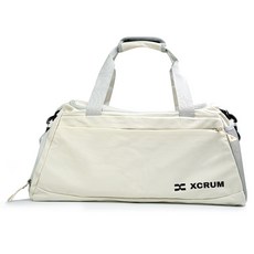Xcrum 運動健身可登機旅行袋, 米色, 1個