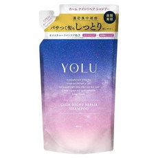 YOLU 寧靜修護保濕洗髮精補充包 橙花 + 牡丹 400ml, 深層修護乾燥髮絲, 無矽靈配方, 1包