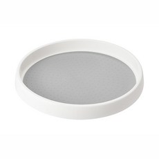 민스리빙 회전 트레이 대형, 화이트, 1개