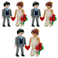 플레이모빌 듀오팩 웨딩커플 피규어 71507, 3개