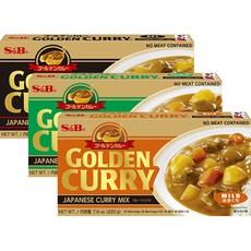 S&B 咖哩塊3種組, 660g, 1組