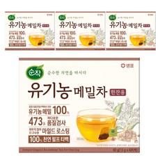 순작 유기농 메밀차, 1.5g, 40개입, 4개